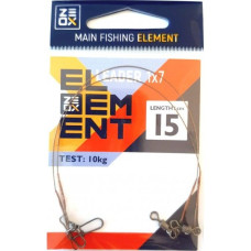 Повідець Zeox Element 15см 10кг 2шт