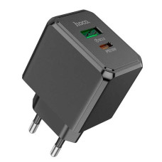 Зарядка блок 1юсб+Type C Hoco C147А 3.1а 20W