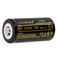 Акум батарейка 16340 LiitoKala 700mAh