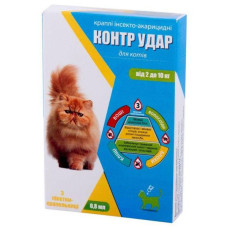 Краплі від бліх коти Контр Удар-Хелп 2-10кг