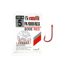 Гачки рибальскі Fanatik Sode red 5
