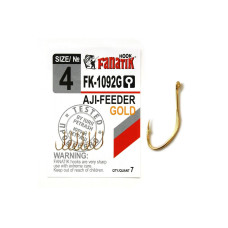 Гачки рибальскі Fanatik Feeder gold 4