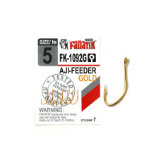 Гачки рибальскі Fanatik Feeder gold 5