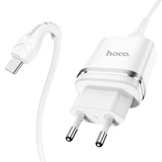 Зарядка блок 1юсб+Type C Hoco N1 2.4а 12W
