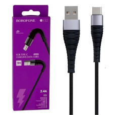Шнур зарядка тип С Borofone BX30 (1м)