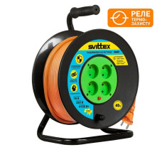 Подовжувач Котушка 40м 2х2.5 Svittex
