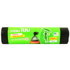 Пакет сміттєвий 240л/5шт Frau Tau