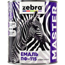 0.8л коричнева ПФ-115 Zebra фарба М86
