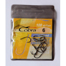 Гачки рибальскі Cobra round №6