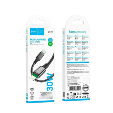 Шнур зарядка айфон Тип С Hoco X127 1м 30w