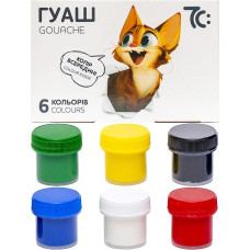 Гуаш 6цв 10мл 7С20601
