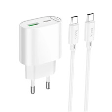 Зарядка блок 1юсб+Type C Hoco C109А 3а 20W