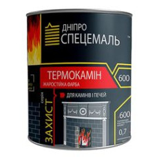 Фарба жаростійка Графіт Термокамін 700мл