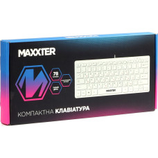 Клавіатура Юсб Maxxter C01W UA compact
