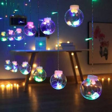Гірлянда штора 12 куль 3х1м Usb rgb