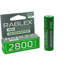 Акум батарейка 18650 контакт Rablex 2800mAh