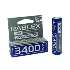 Акум батарейка 18650 контакт Rablex 3400mAh
