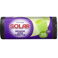 Пакет сміттєвий 35л/30шт Solar