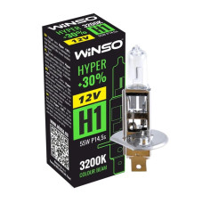 Лампа авто галогенна Н1/Р14.5S 12в/55вт+30% Winso