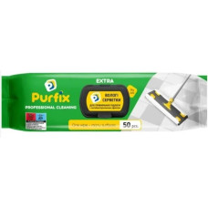 Серветки вологі 50шт Purfix Extra прибирання