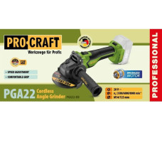 Болгарка акум ProCraft PGA22 125 1ак 20/4-1зар