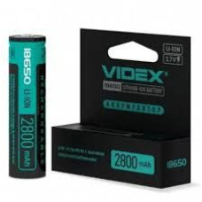 Акум батарейка 18650 контакт Videx 2800mAh