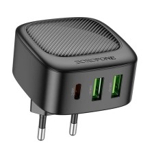Зарядка блок 2usb + 1TypeC Borofone BAS23A
