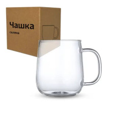Склянка скло подвійне дно 400мл Wilmax Thermo 888785