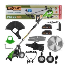 Тример акум ProCraft PTA25 2ак 2а колеса