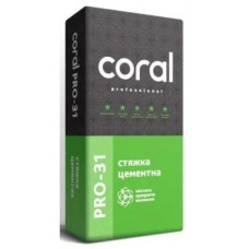 Стяжка 25кг Coral 32 10-80мм