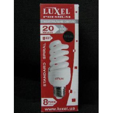 Лампочка 20W E27 LUXEL