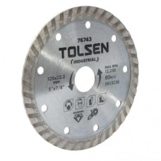 Круг алмаз 125 Турбо Tolsen 76743