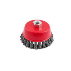 Щітка по металу плетен 125 Intertool