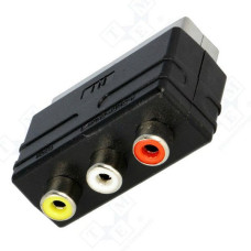 Скарт-3 RCA перехідник