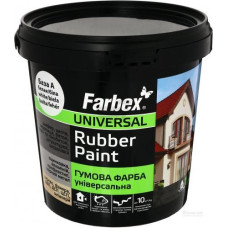 Фарба гумова Farbex 1.2 кг коричнева