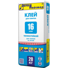 Клей для камінів БудМ-16 25кг ОБЛИЦЮВАННЯ